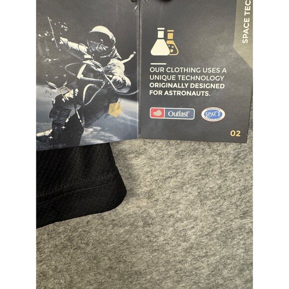 Vaiden T Shirt Mens Small Black Performance Athleisure Tactical Tech - Picture 4 of 13